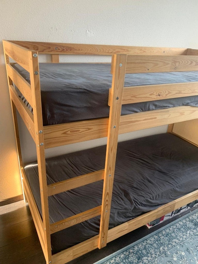 Stapelbed, Ophalen, Gebruikt, 160 tot 180 cm, Tweepersoons