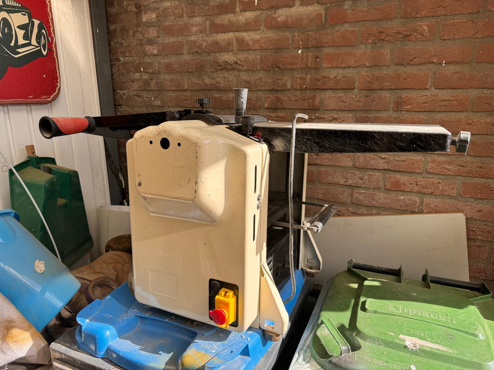 Vlak- en vandiktebank - Gebruikt, Ophalen, Gebruikt, Elektrisch