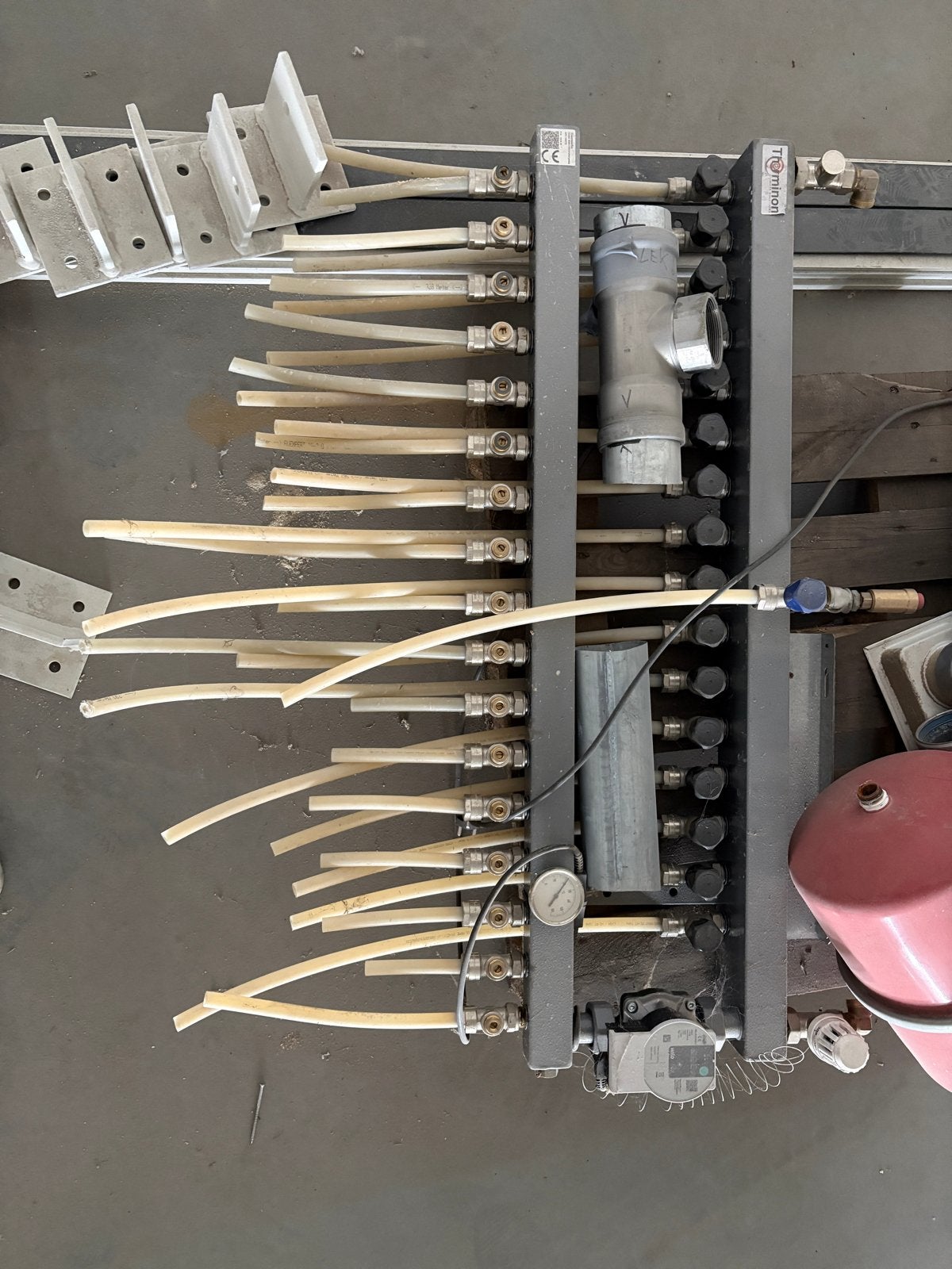 2x Therminon vloerverwarming verdeler met Wilo pomp, Ophalen, 30 tot 80 cm, Gebruikt, Overige typen