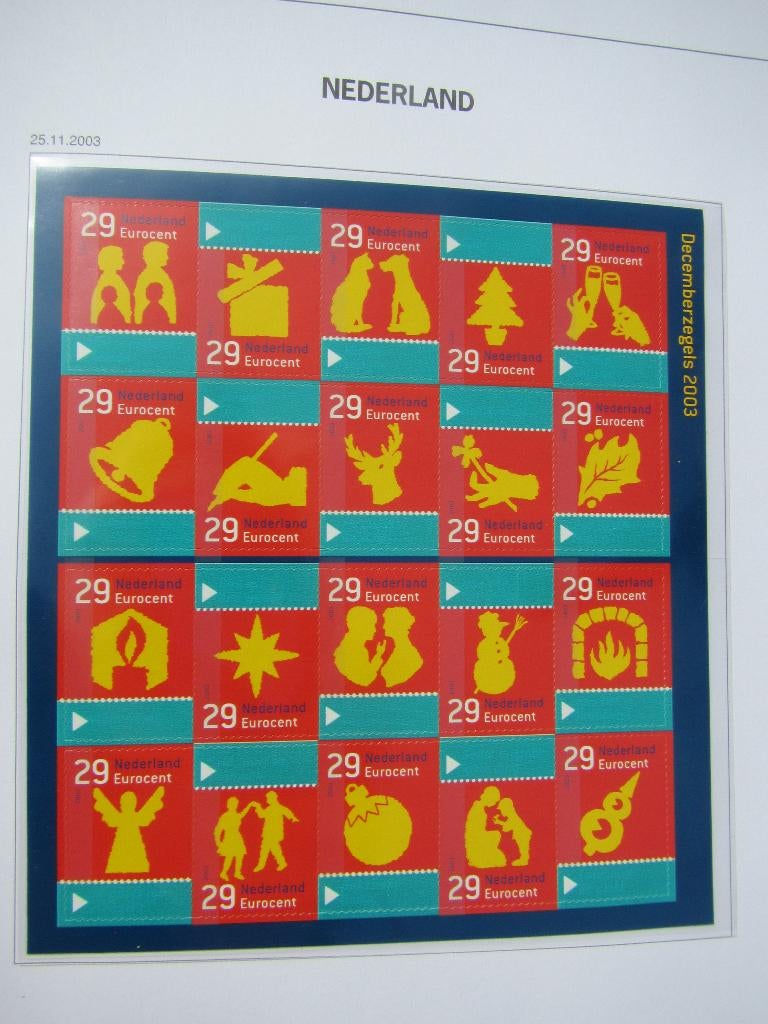 Vel Kerstzegels / Decemberzegels 2003, postfris, Verzenden, Na 1940, Postfris