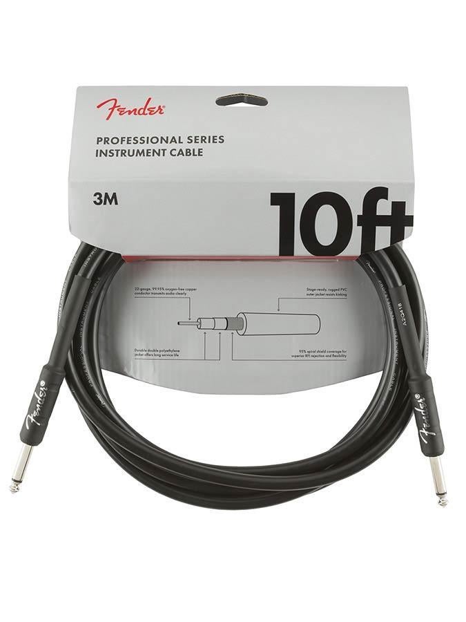 Fender Gitaarkabel Professional Series 3 Meter zwart, Muziek en Instrumenten, Kabels en Stekkers, Nieuw, Instrument, Ophalen of Verzenden