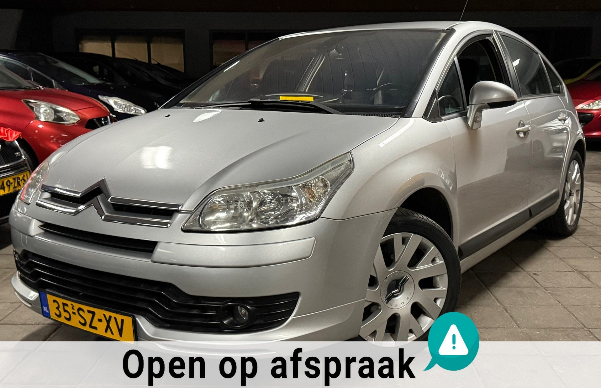 Citroen C4 1.6-16V VTR+|NAP|APK09-27|LPG-G3|CruiseCntrl|Airc, Auto's, Stof, Gebruikt, Zwart, 4 cilinders