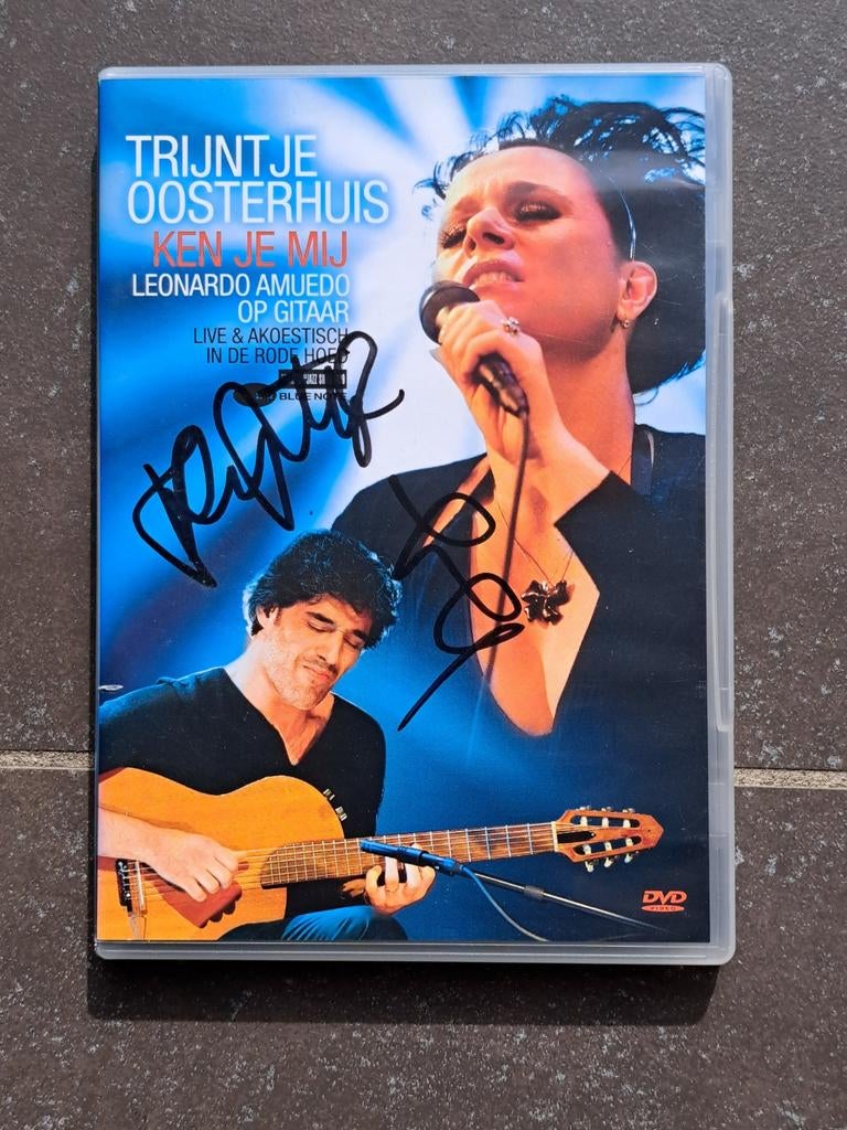 DVD  gesigneerd  Trijntje & Leonardo Live, Alle leeftijden, Ophalen of Verzenden, Zo goed als nieuw