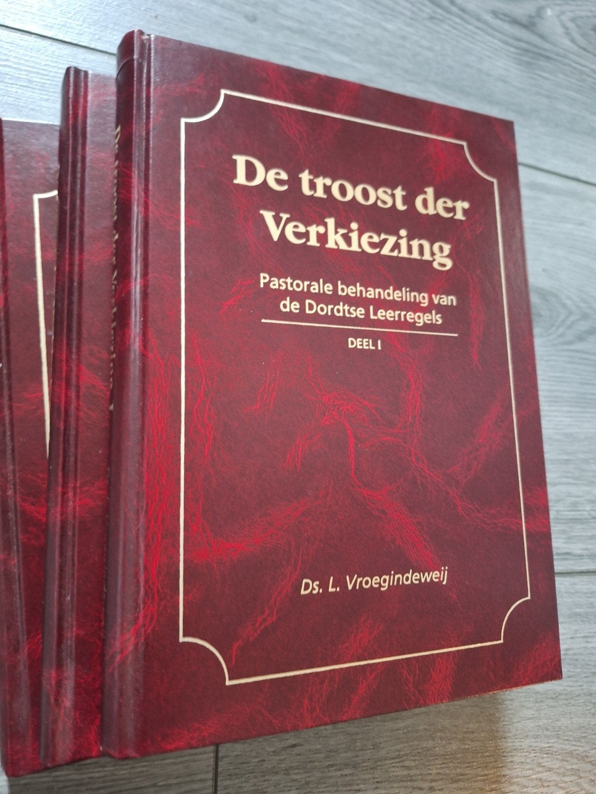 De troost der Verkiezing - compleet in 3 delen - ds. L. Vroe, Ophalen of Verzenden, Zo goed als nieuw, Ds. L. Vroegindeweij