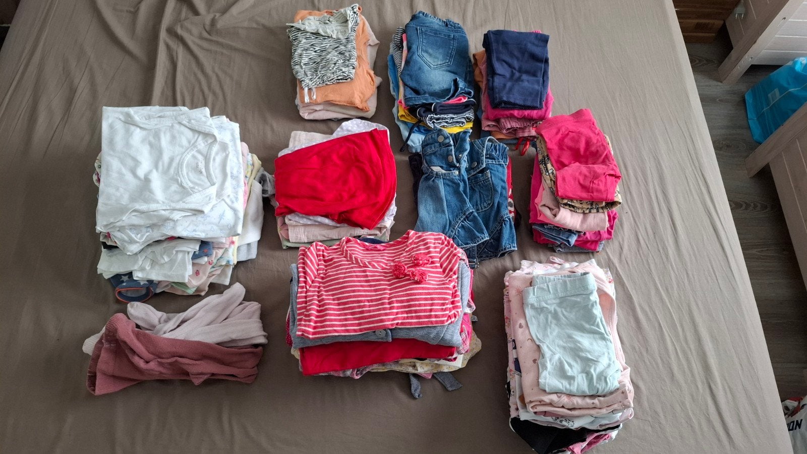 Groot pakket meisjeskleding maat 86 en 86/92 (95 items), Ophalen, Gebruikt, Meisje, Diverse merken