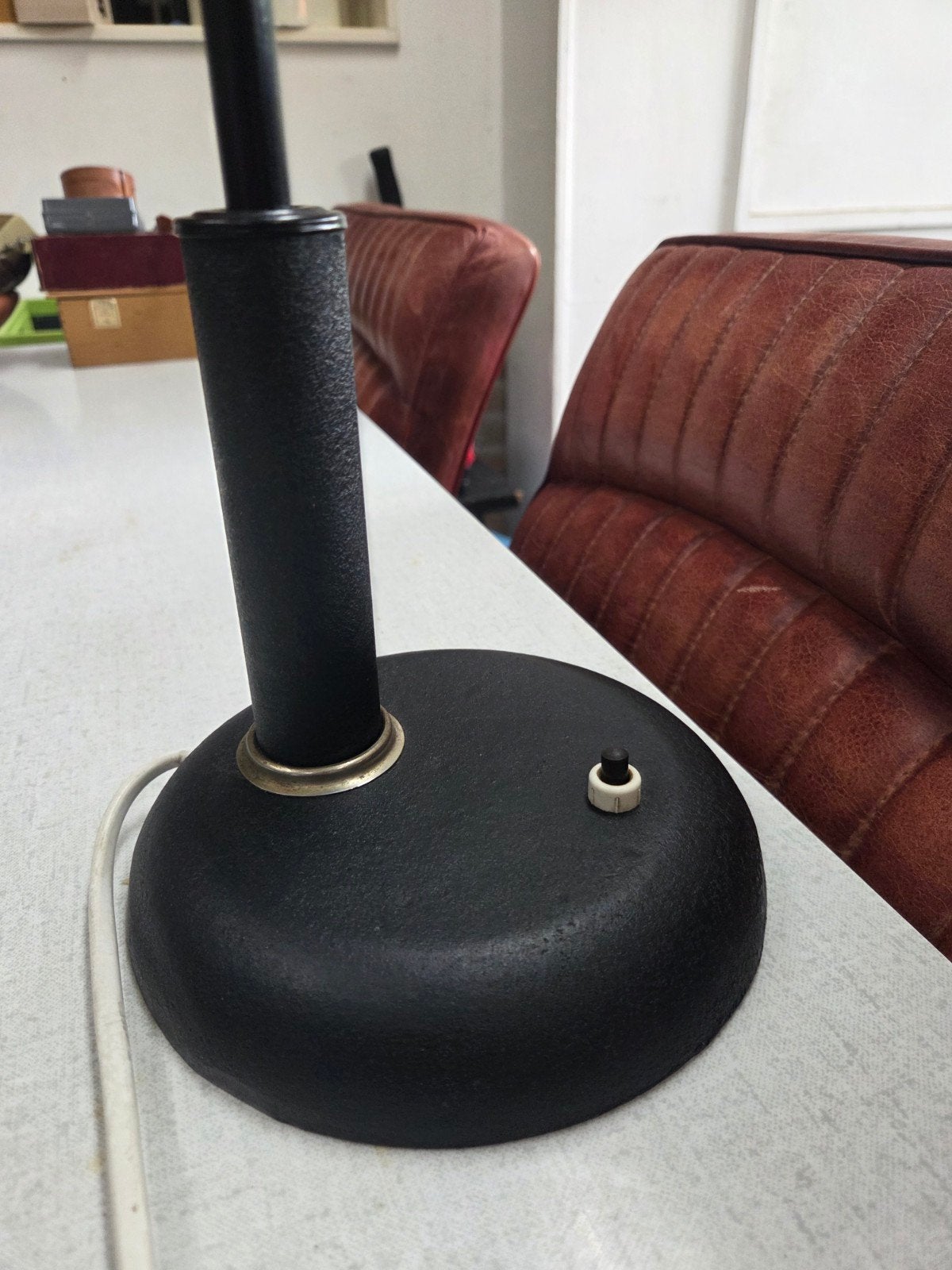 Vintage K. Ruton  bureaulamp - Zwart, Ophalen of Verzenden