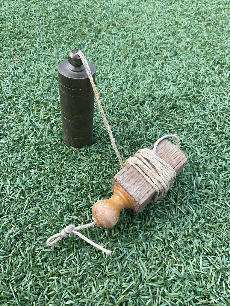 Antiek schietlood, Ophalen of Verzenden