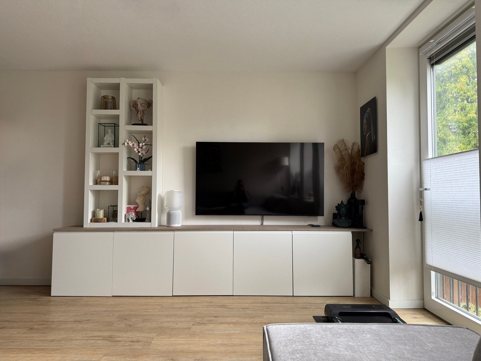 IKEA Besta TV meubel met bovenblad, Ophalen, Overige materialen, Gebruikt, 200 cm of meer