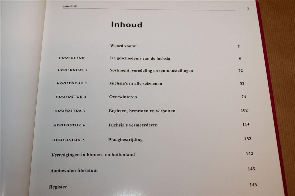 Fuchsia’s — Soorten, Bloei & Verzorging, Boeken, Ophalen of Verzenden, Zo goed als nieuw, Kamerplanten