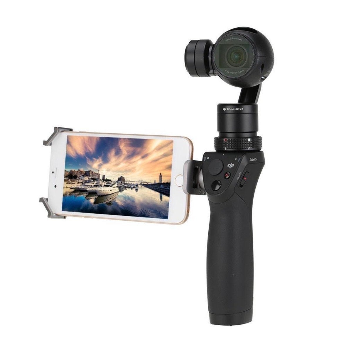 DJI Osmo X3 4K Gimbal Camera + Extension Stick + Nanuk Case, Gebruikt, Beeldstabilisatie, Ophalen of Verzenden, Accu