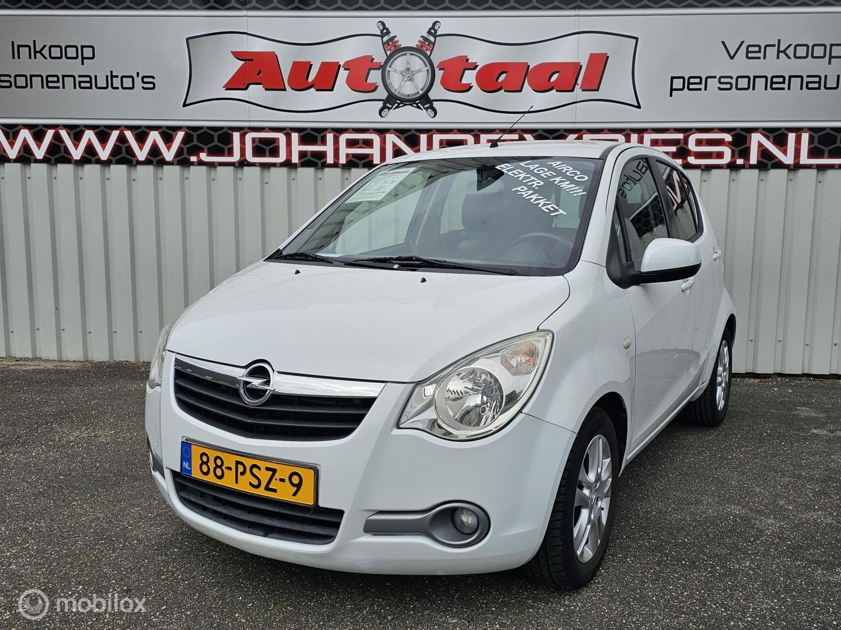 Opel Agila 1.0 Edition I Airco I Elektr.-pakket I Lage km's, Euro 5, Gebruikt, Origineel Nederlands, Bedrijf