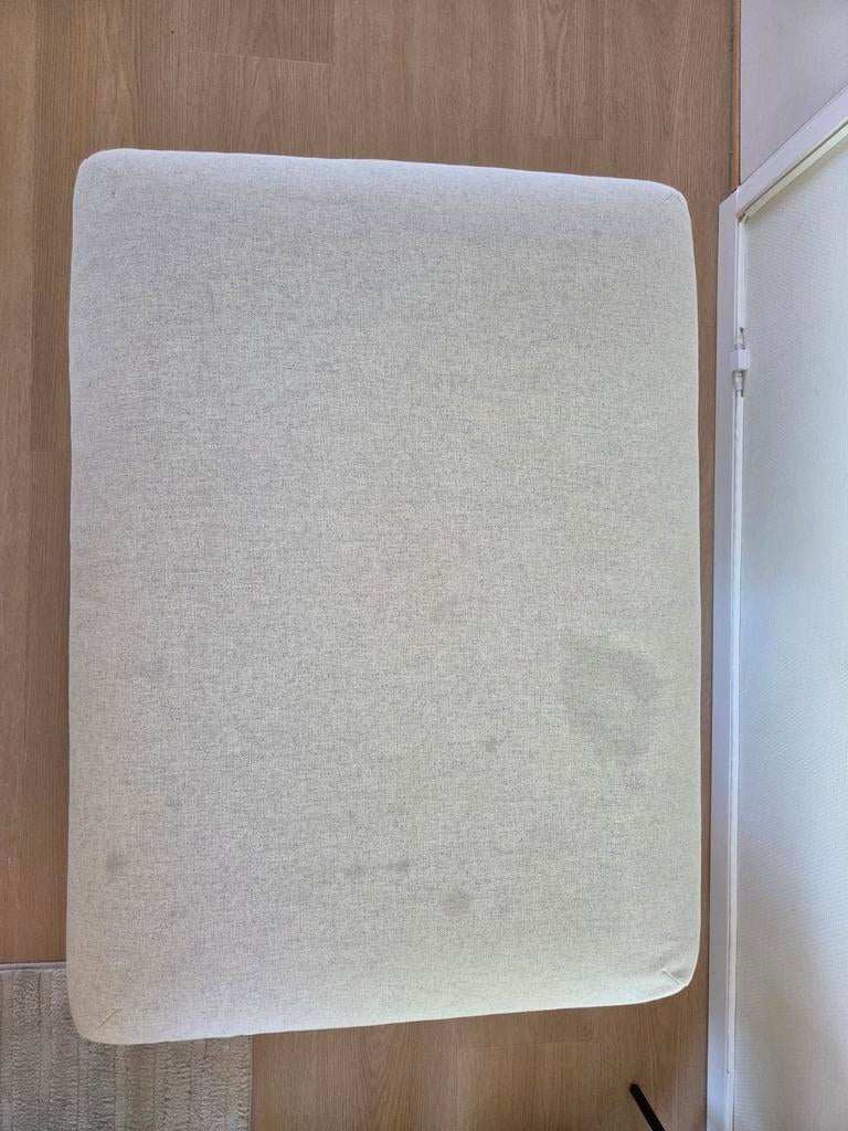 Ikea Vimle Poef - Comfortabele voetenbank, Ophalen, Gebruikt, 75 tot 100 cm, Stof