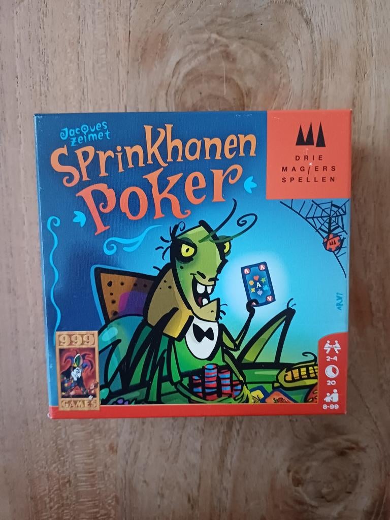 Sprinkhanen Poker kaartspel, Hobby en Vrije tijd, Gezelschapsspellen | Kaartspellen, Een of twee spelers, Ophalen of Verzenden