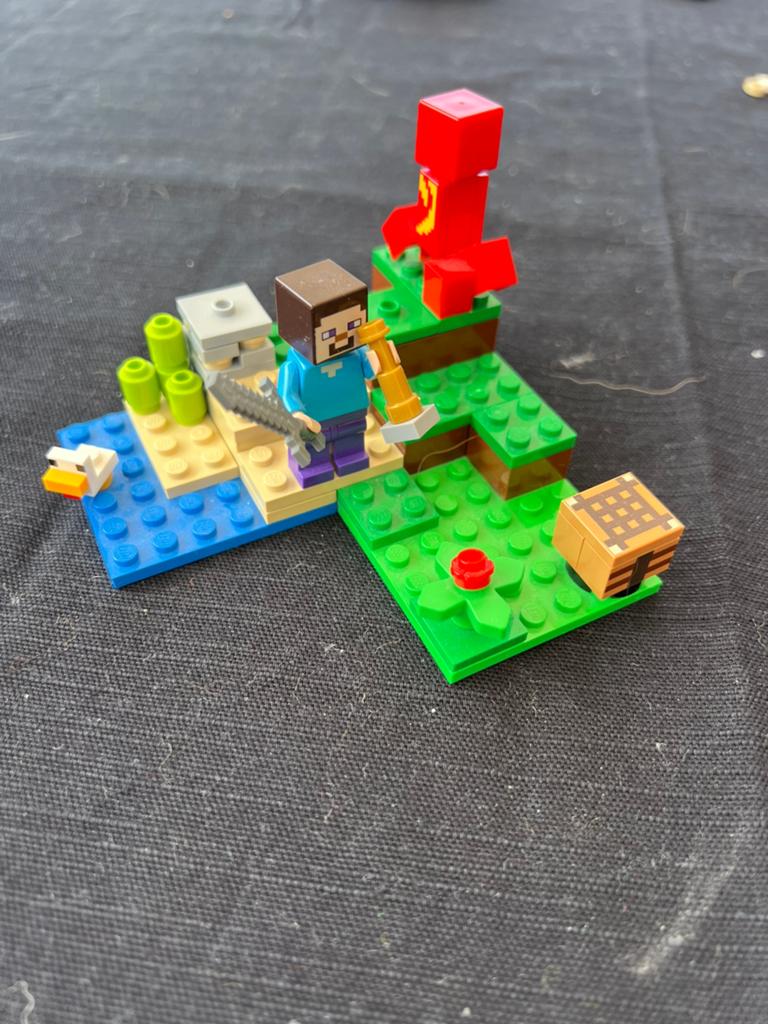 Lego Minecraft 21177, Ophalen of Verzenden, Zo goed als nieuw