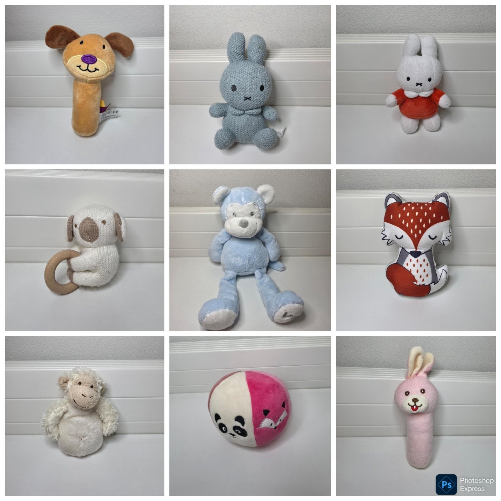 Verschillend baby speelgoed: rammelaars, knuffels, bal, Ophalen of Verzenden, Zo goed als nieuw, Rammelaar, Met geluid
