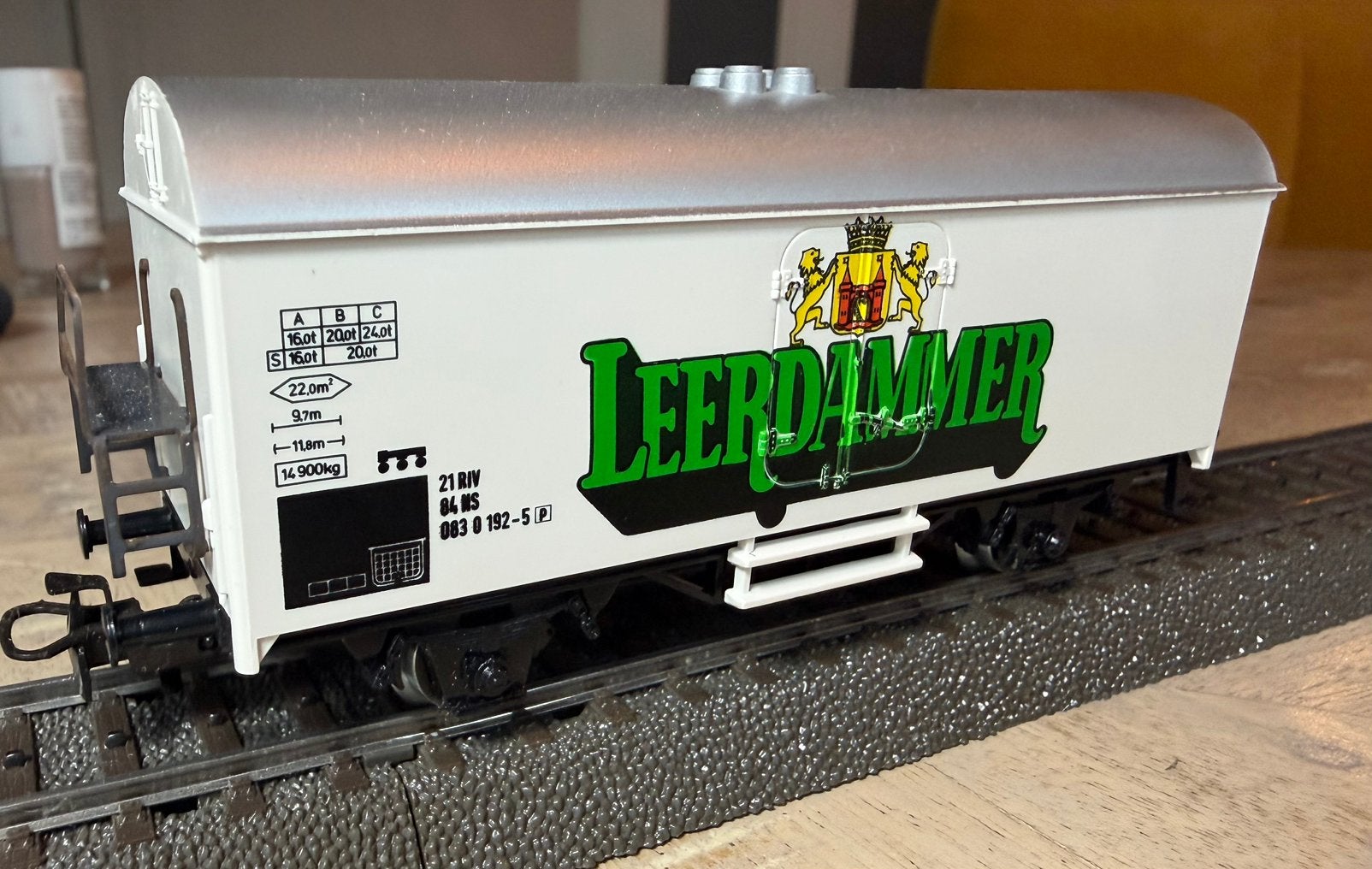 Märklin H0 Koelwagon 'Leerdammer' van de NS, Wisselstroom, Ophalen of Verzenden, NS, Märklin