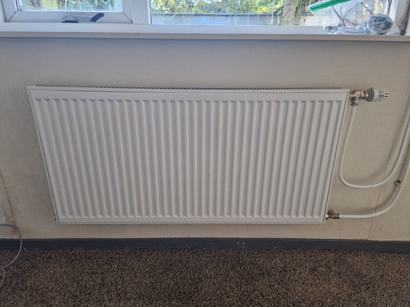 Radiator 120x60 cm - Wit, Ophalen, 30 tot 80 cm, Gebruikt, Radiator
