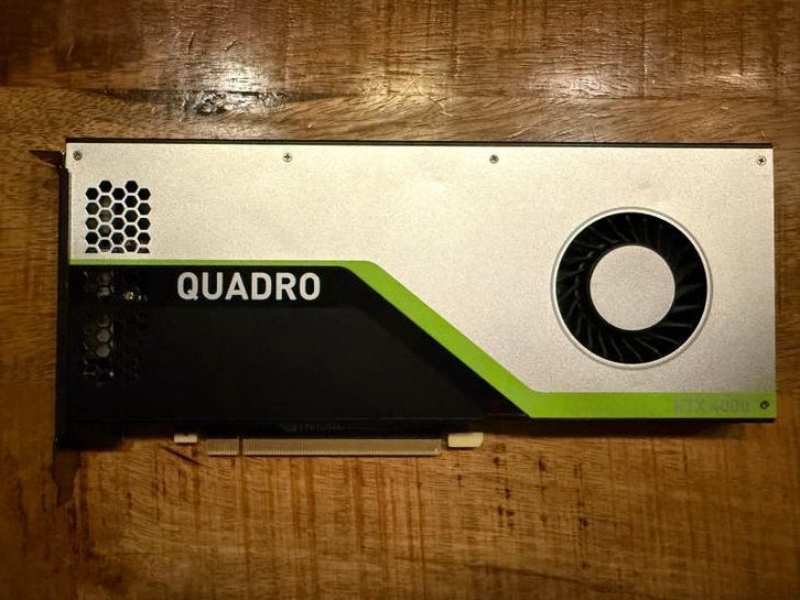PNY NVIDIA Quadro RTX 4000 Grafische Kaart - Nieuw, Computers en Software, PCI-Express 3, DisplayPort, GDDR6, Nieuw