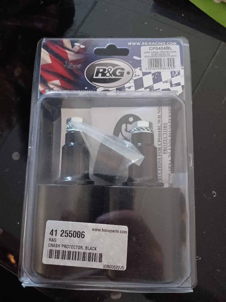 R&G CP0404BL Valdoppen Set Zwart , Husqvarna , KTM , Nieuw, Ophalen, Nieuw