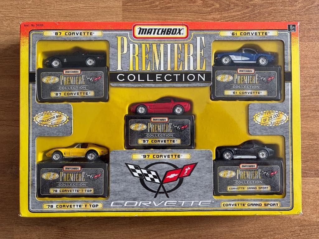 Matchbox Corvette Premiere Collection, Verzenden, Zo goed als nieuw, Auto