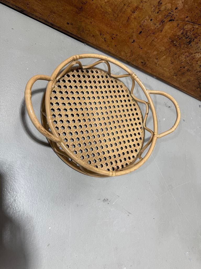 schaal/mand met handvatten, rond, Gebruikt, Schaal, Rond, Ophalen of Verzenden