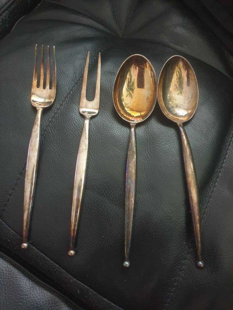 Robbe en Berking 150 verzilverd., Ophalen of Verzenden, Gebruikt, Zilver, Los bestek