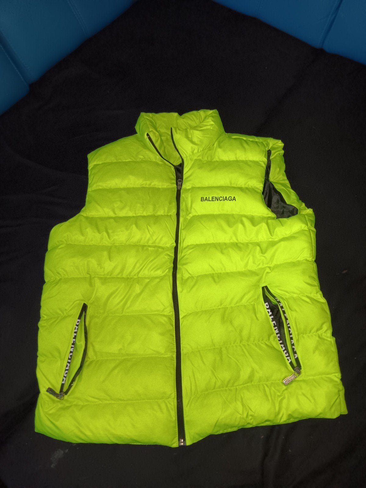 BALENCIAGA BODYWARMER., Maat 52/54 (L), Zwart, Nieuw, Ophalen of Verzenden