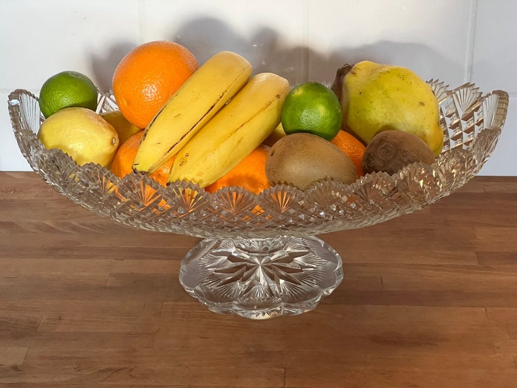 GROTE OVALE FRUITSCHAAL - TAZZA, Verzenden