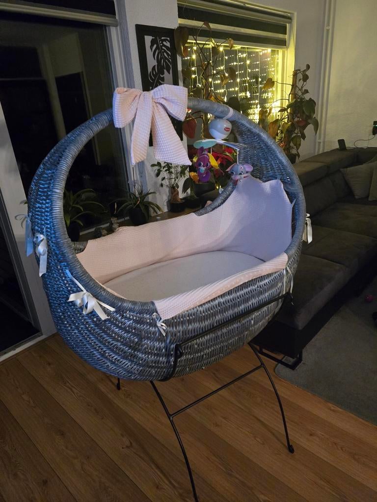 Celine wieg XXL Grijs, Kinderen en Baby's, Babywiegjes en Ledikanten, Ophalen, Wieg