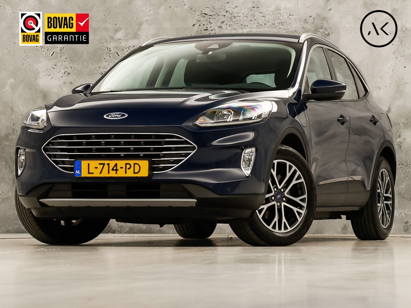 Ford Kuga 2.5 PHEV Titanium 225Pk Automaat (VIRTUAL COCKPIT,, Auto's, Stof, Gebruikt, 4 cilinders, Blauw