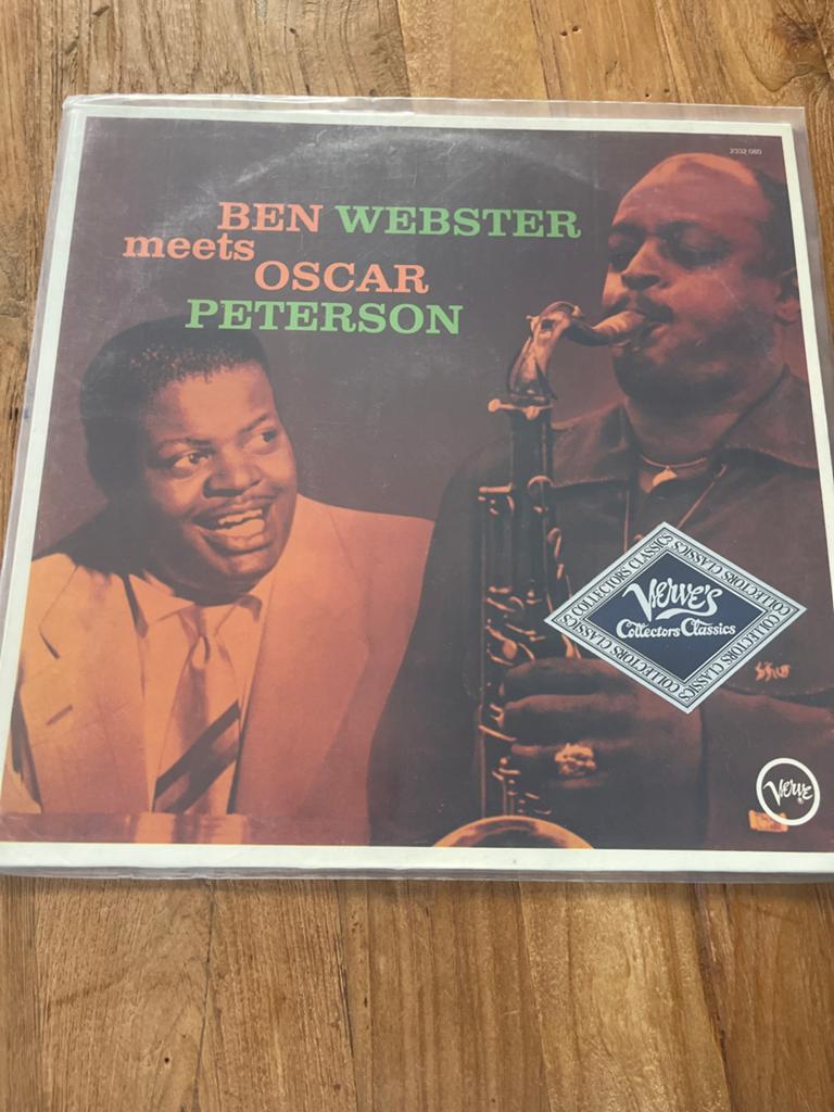 Ben Webster meets Oscar Peterson LP - Jazz Vinyl, 1960 tot 1980, Gebruikt, Originele persing, Ophalen of Verzenden