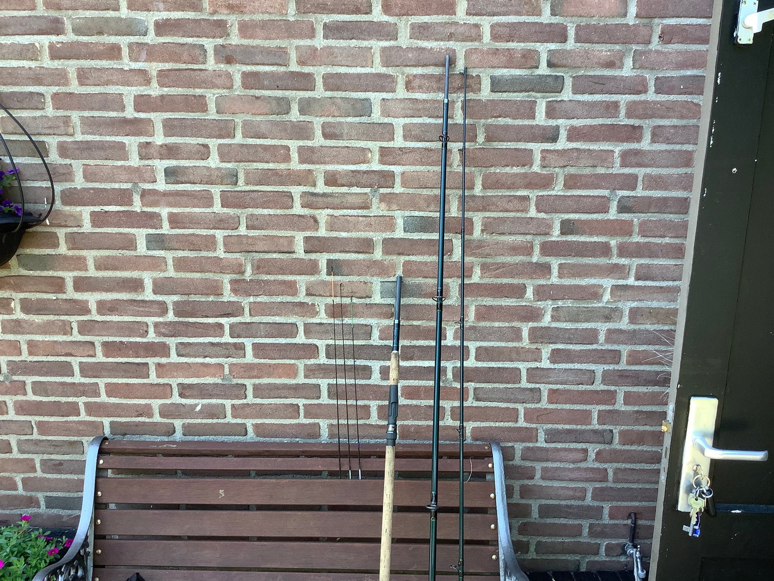 Peter v d Willik Feeder 4.50 m Met 3 Toppen, Ophalen, Zo goed als nieuw, Werphengel
