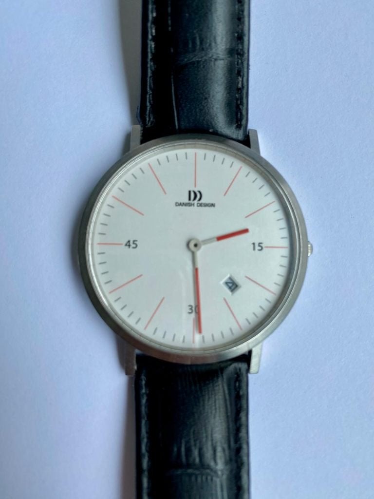 danish design herenhorloge, Overige merken, Staal, Polshorloge, Ophalen of Verzenden