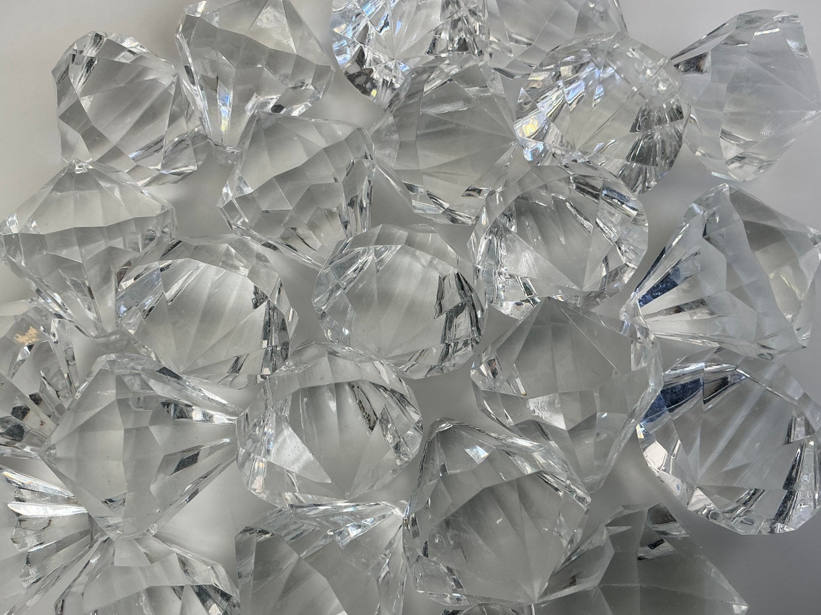 144 Kristal heldere decoratie diamanten, mooie schittering, Ophalen of Verzenden, Zo goed als nieuw