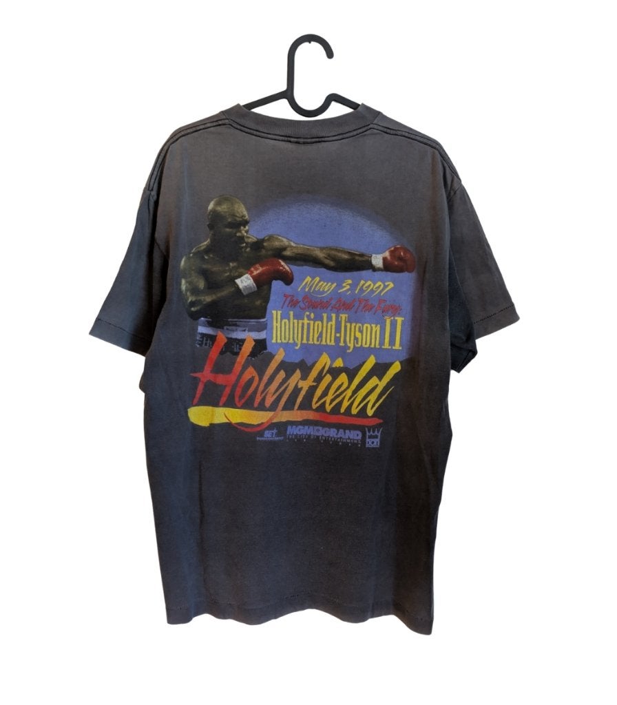 Vintage 90s Holyfield vs. Tyson II T-shirt, size Large., Vintage, Maat 52/54 (L), Vintage, Vintage