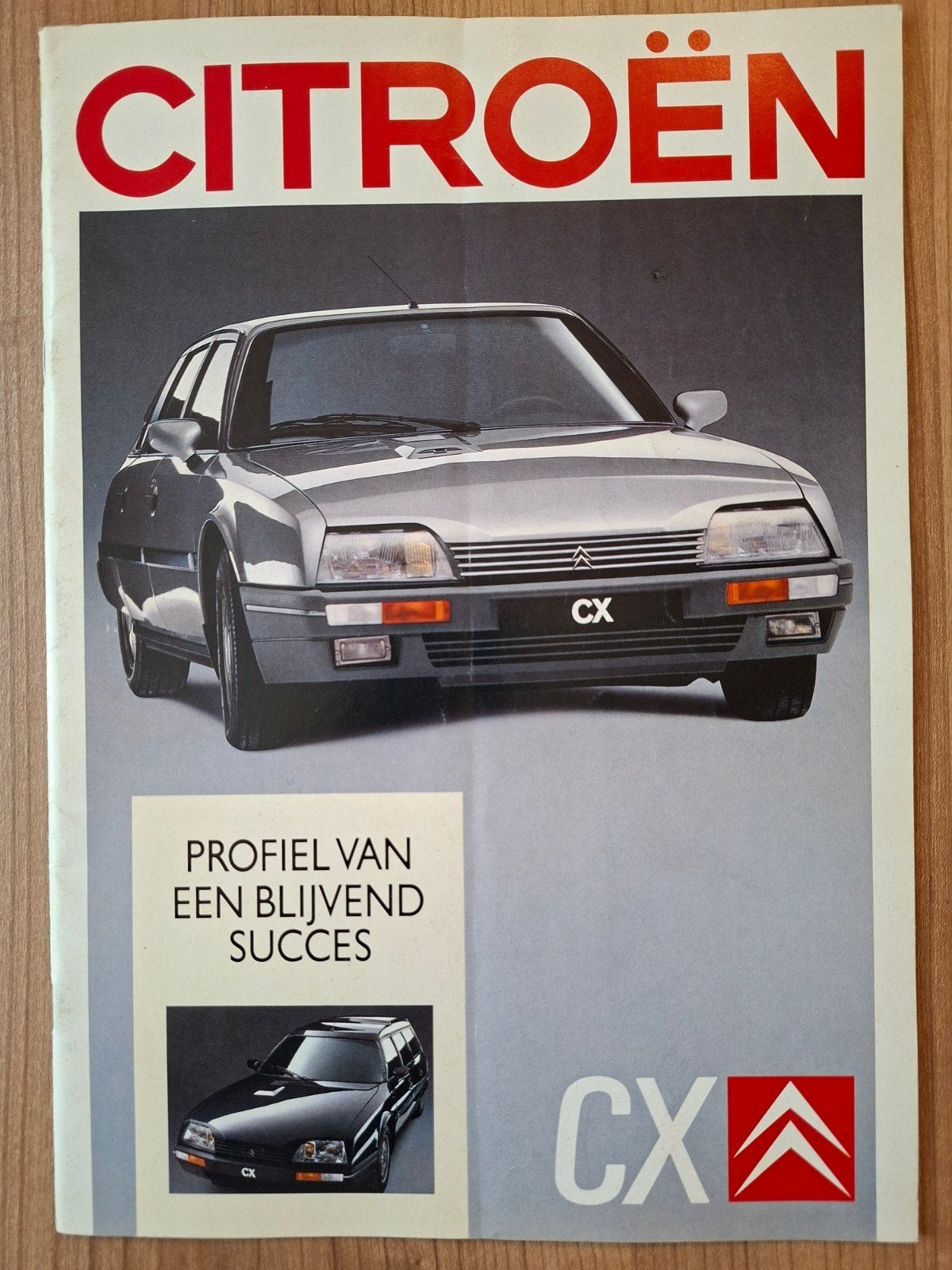 Citroën CX Brochure - Profiel van een Blijvend Succes, Boeken, Auto's | Boeken, Ophalen of Verzenden, Gelezen, Citroën, Citroën