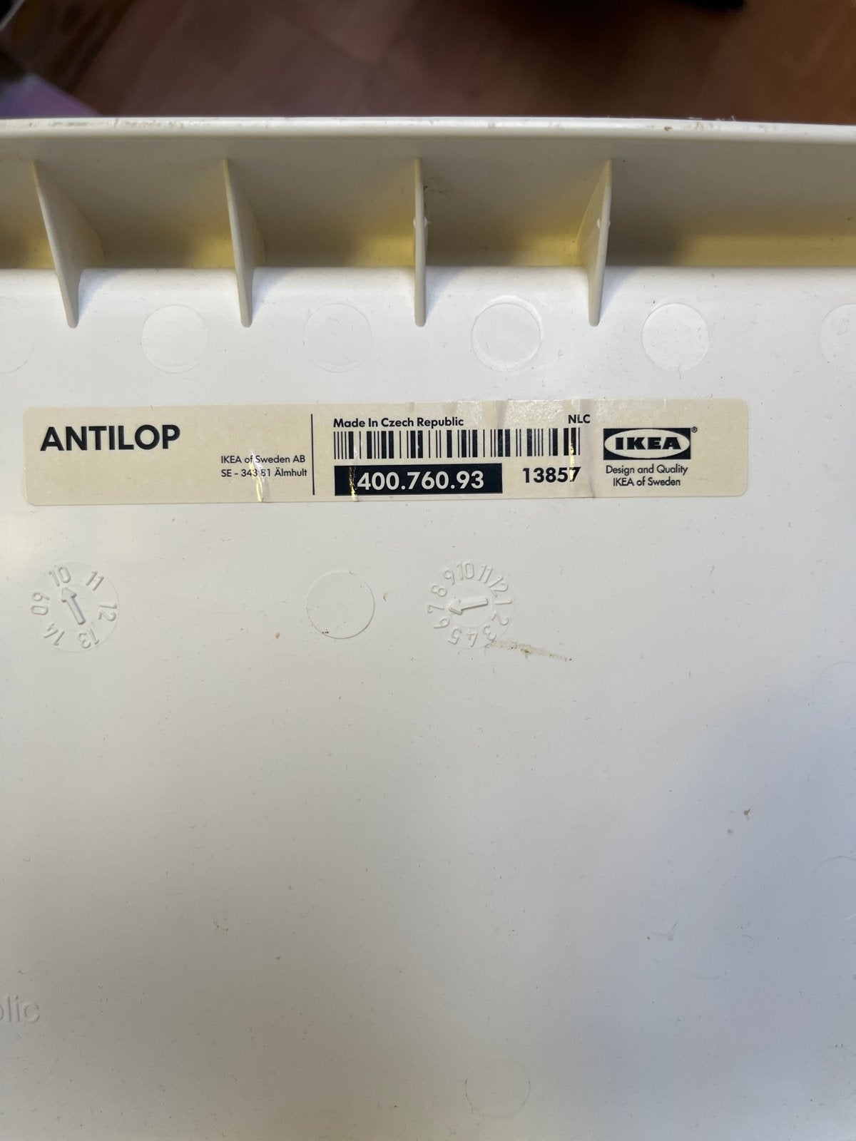 IKEA ANTILOP Kinderstoel met Afneembaar Eetblad, Ophalen of Verzenden, Gebruikt, Overige typen, Afneembaar eetblad