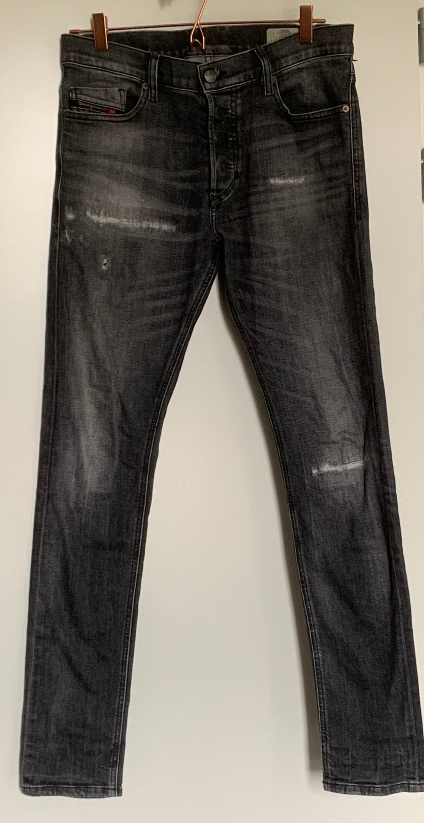 Diesel Tepphar-X Slim-Carrot Jeans (W29 / L32), Ophalen of Verzenden, Zo goed als nieuw, Grijs, Overige jeansmaten