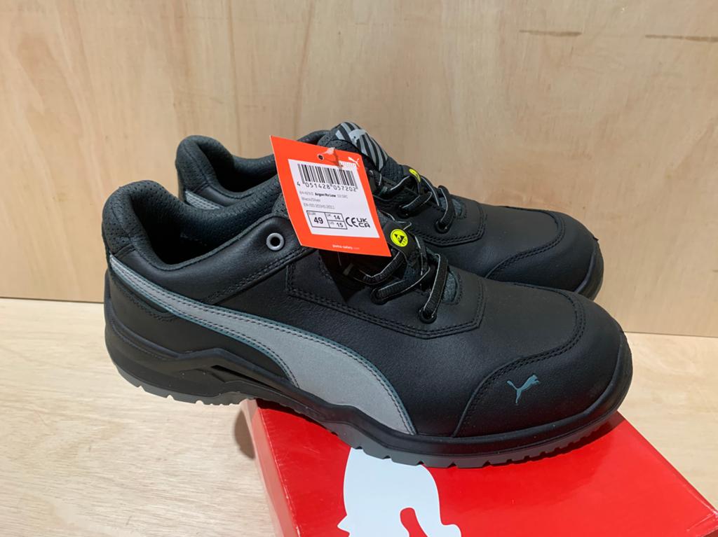 Puma Argon RX Laag S3 Werkschoenen – Maat 49 – Nieuw in Doos, Zwart, Puma, Nieuw, Ophalen of Verzenden