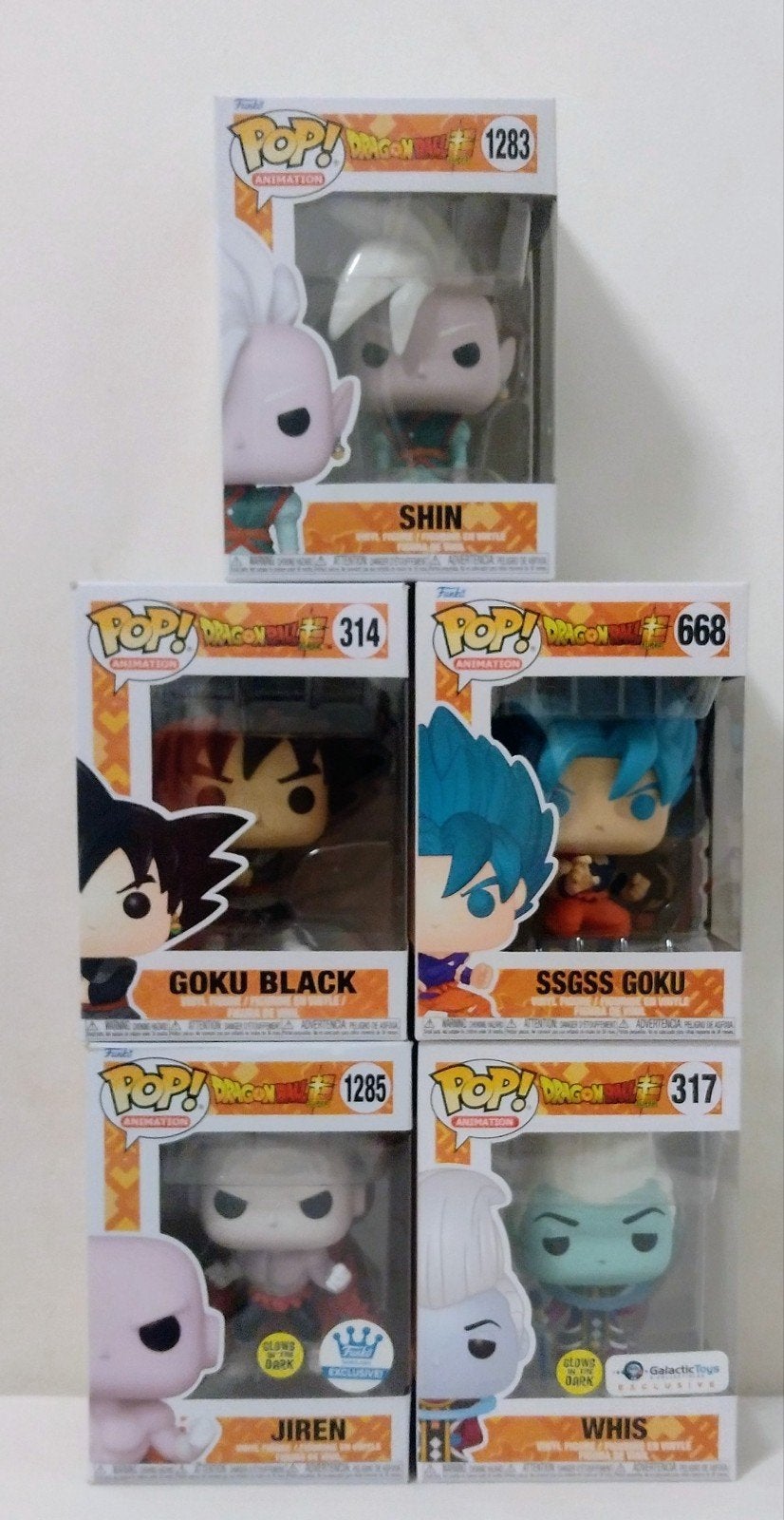 Funko Pop! Dragon Ball Z/Super Collectie (5 stuks), Ophalen of Verzenden, Zo goed als nieuw