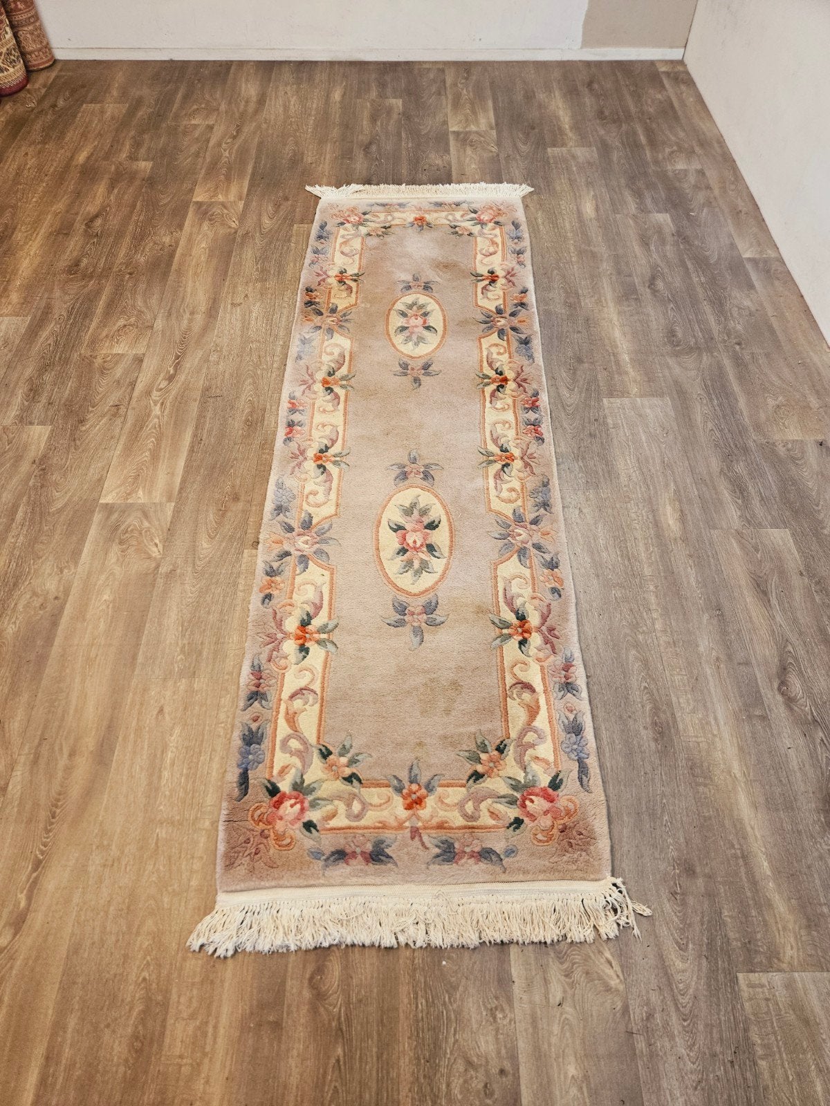 Oosters Handgeknoopte Loper. Prachtige kleuren en patronen!, 200 cm of meer, Zo goed als nieuw, Oosters, Rechthoekig