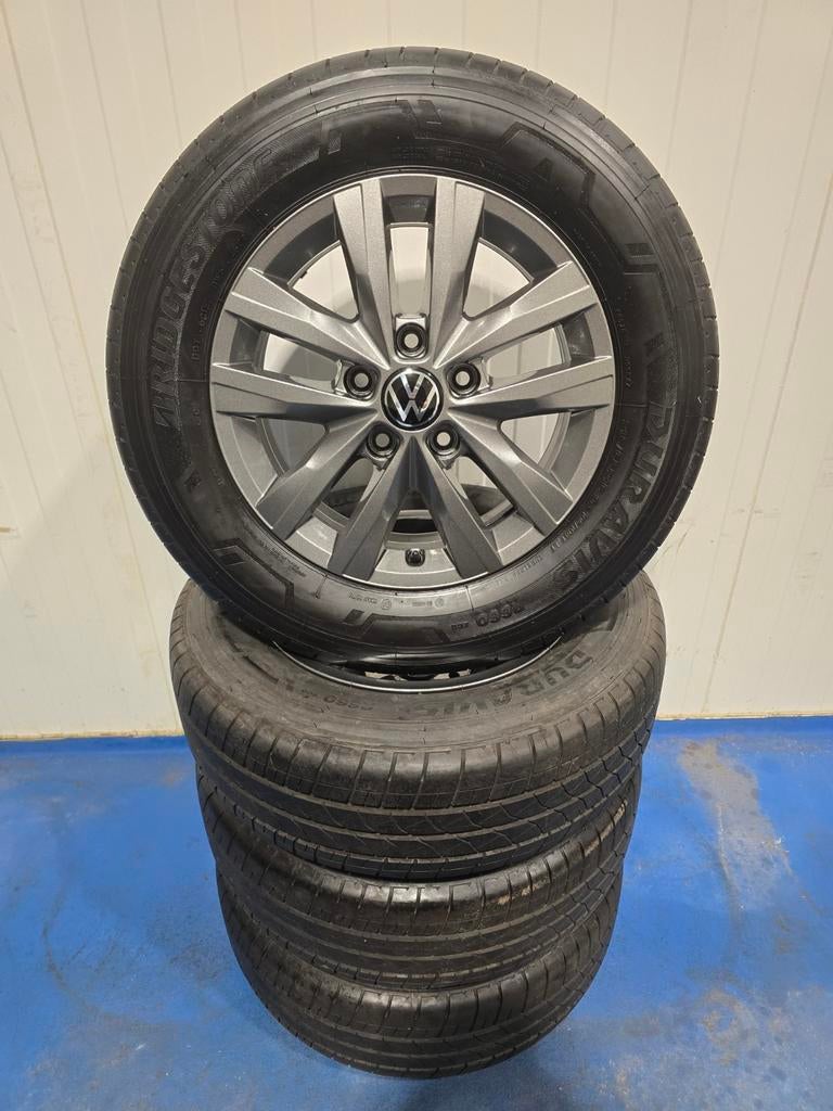 🌞Originele VW Clayton velgen 16 inch T5 T6 T6.1 zomerbanden, 215 mm, 16 inch, Banden en Velgen, Nieuw