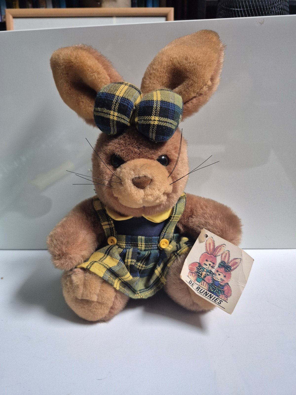 Vintage knuffelkonijn, Ophalen of Verzenden, Zo goed als nieuw, Stoffen beer, Overige merken