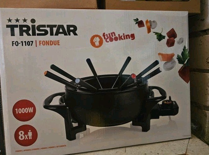 Tristar FO-1107 Elektrische Fondue - Nieuw in doos, Ophalen of Verzenden, Nieuw, Elektrisch, Fondueset