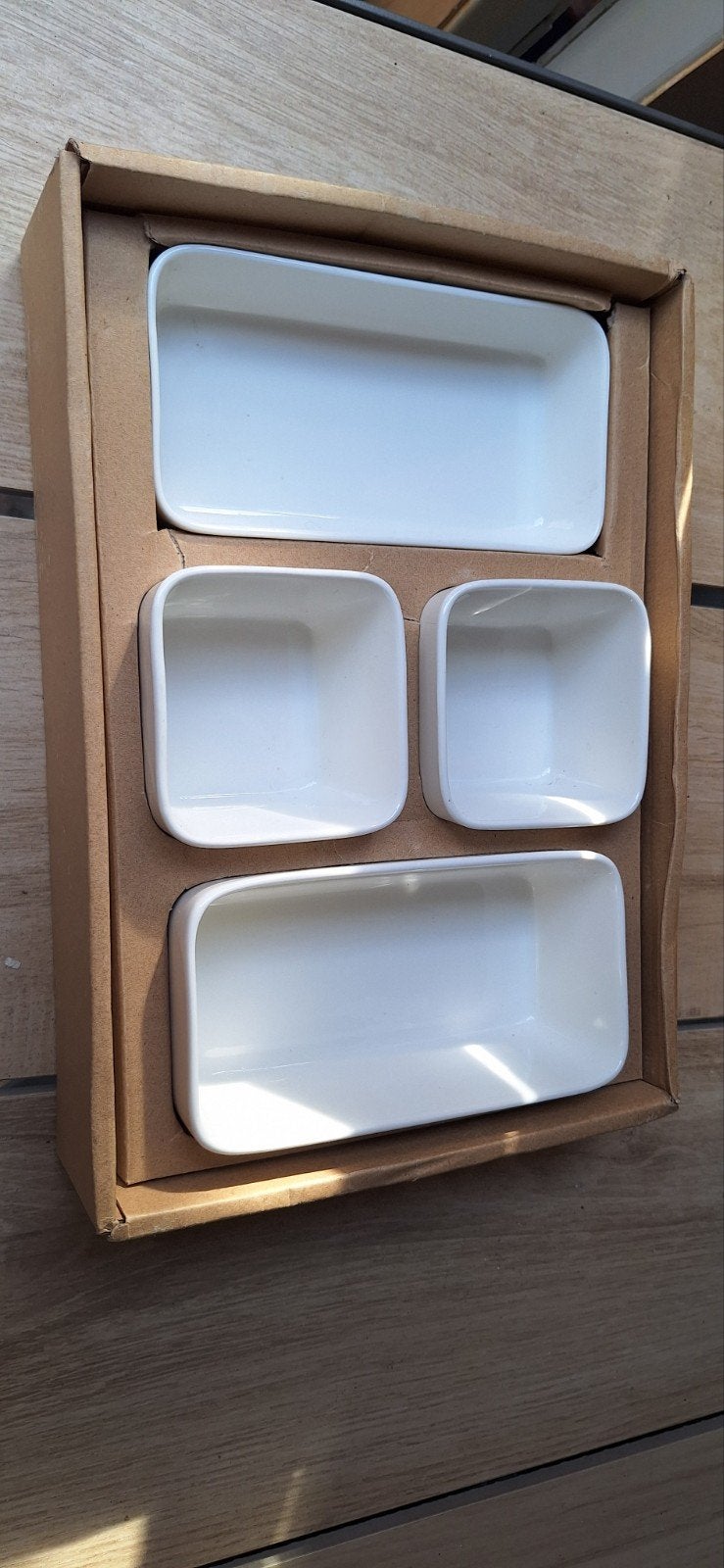 4 Intermezzo bakjes/notenbakjes, Ophalen, Zo goed als nieuw, Overige merken, Schaal of Schalen