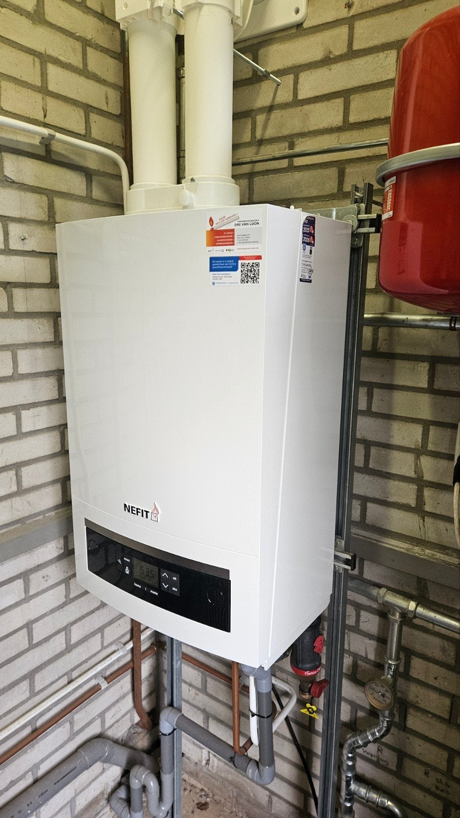 Nefit TrendLine HRC30 CW5 II CV-ketel met Bosch thermostaat, Doe-het-zelf en Verbouw, Verwarming en Radiatoren, Ophalen, Hoog rendement (Hr)