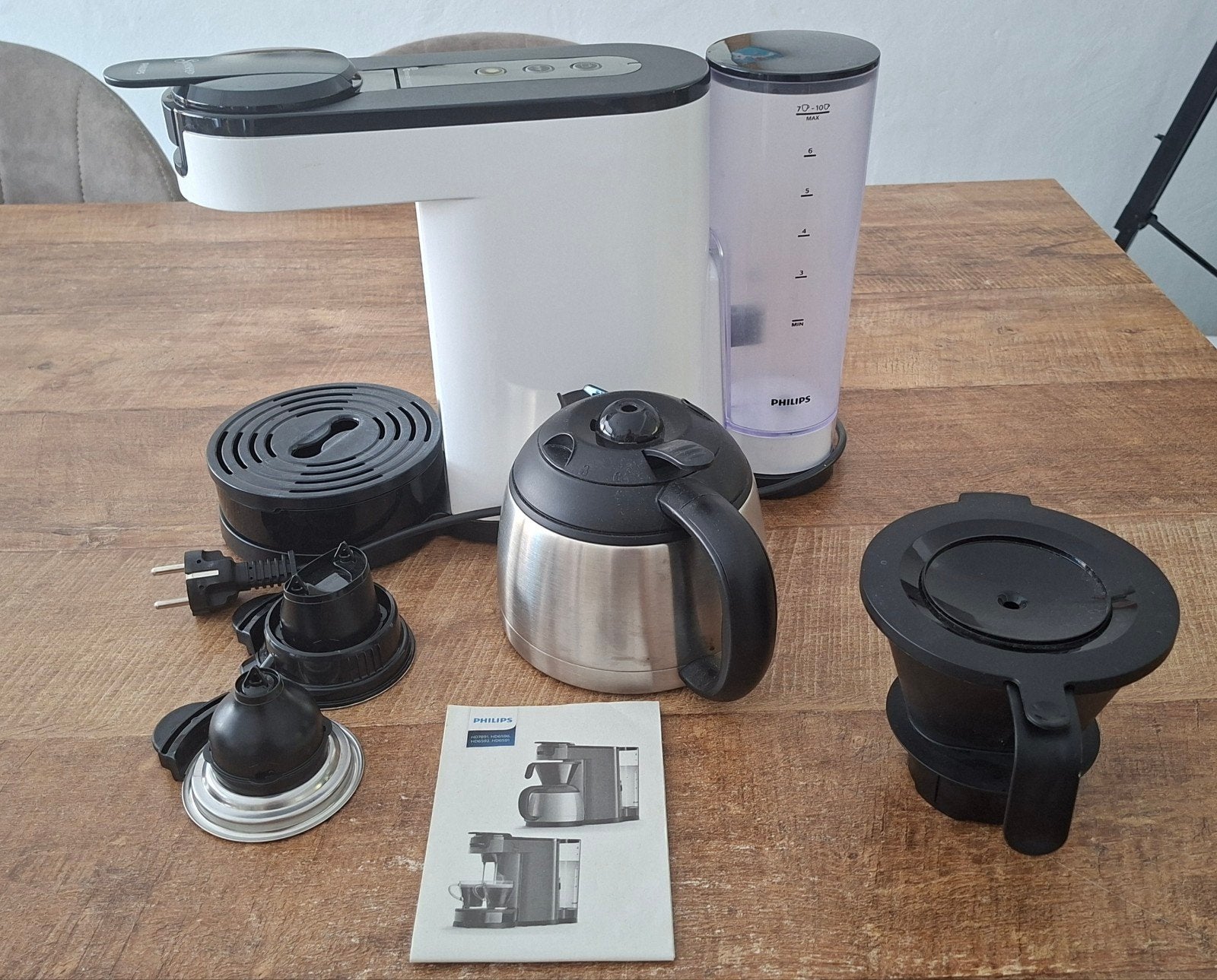 Phillips Senseo Type HD6594 koffiezetapparaat wit, Witgoed en Apparatuur, Ophalen, Gebruikt, Koffiemachine, 2 tot 4 kopjes