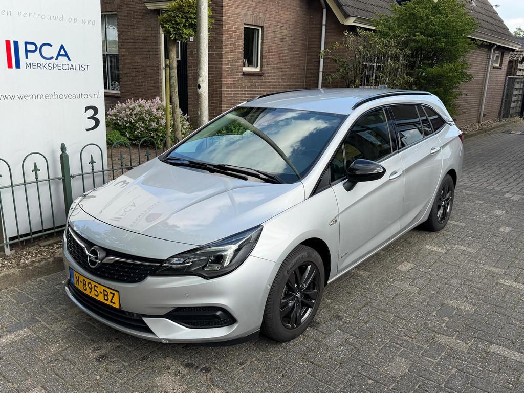 Opel Astra Sports Tourer 1.2 Design & Tech (bj 2021), 12 maanden, 1199 cc, Leder en Stof, Origineel Nederlands