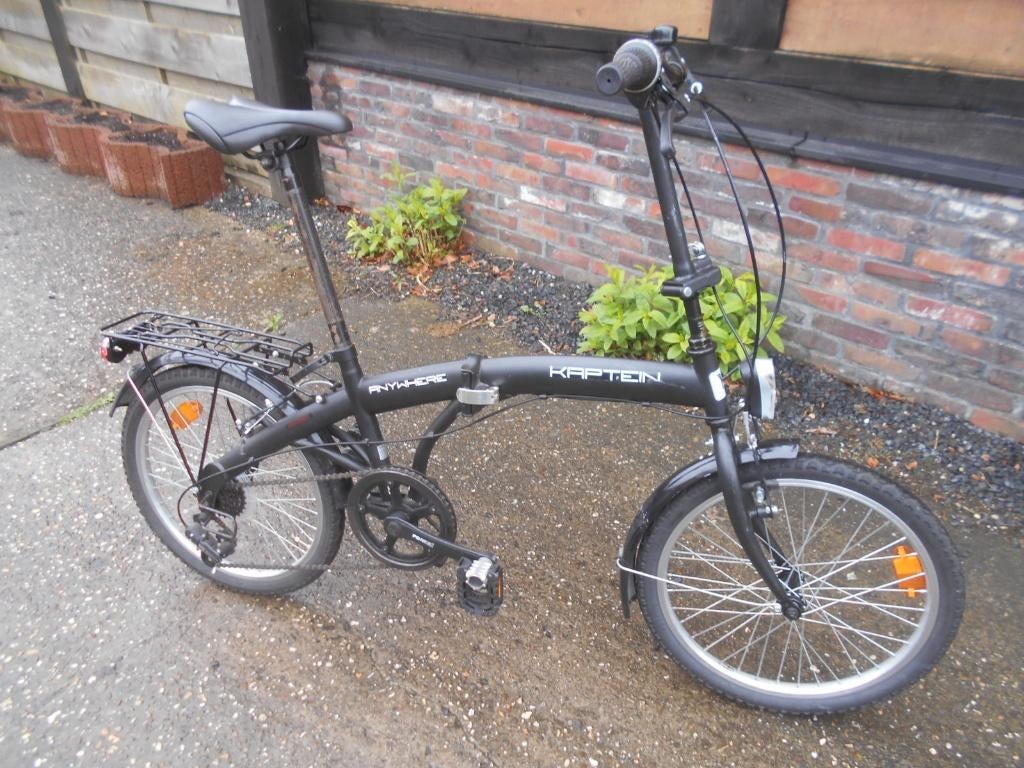 zgan Kaptein vouwfiets 6 versn, Fietsen en Brommers, Ophalen, Zo goed als nieuw, 16 tot 18 inch