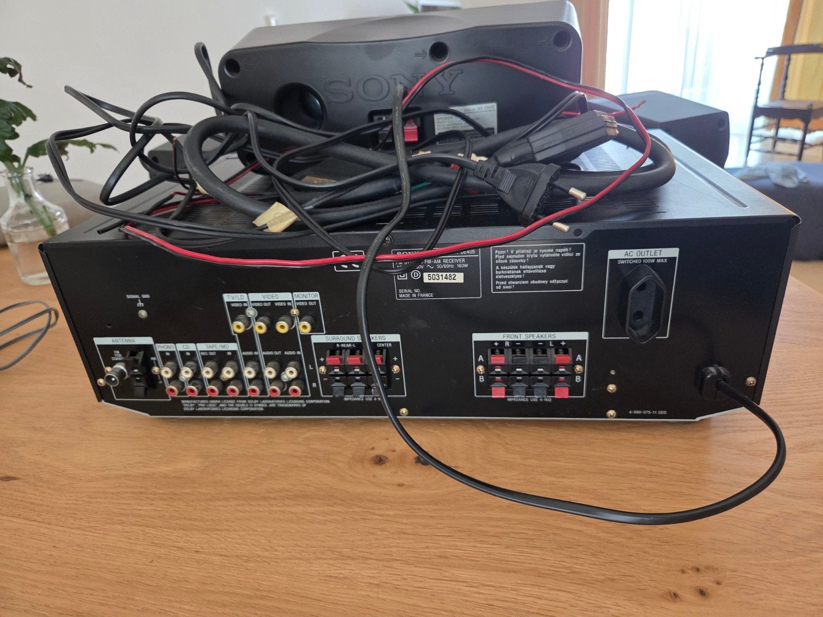 Versterker en boxen van Sony, Audio, Tv en Foto, Versterkers en Receivers, Ophalen of Verzenden